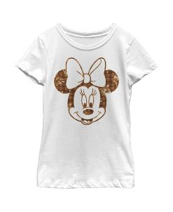Disney Girl's Mickey & Friends Mickey And Friends Fall Minnie Child T-Shirt