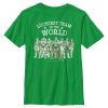 DC COMICS Boy's Justice League St. Patrick's Day Luckiest Team In The World Child T-Shirt