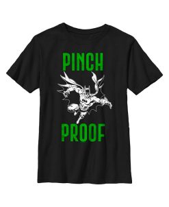 DC COMICS Boy's Batman St. Patrick's Day Pinch Proof Child T-Shirt
