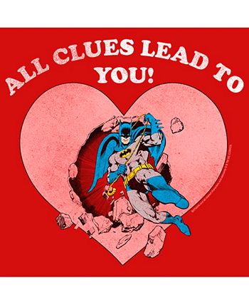 Girl's Batman Valentine's Day All The Clues Lead To You Child T-Shirt DC COMICS Girl's Batman Valentine's Day All The Clues Lead To You Child T-Shirt -Carter’s Shop