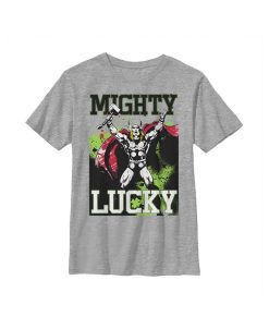 Marvel Boy's St. Patrick's Day Mighty Lucky Thor Child T-Shirt