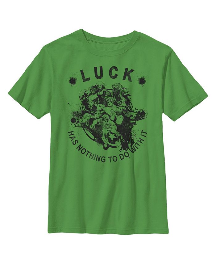 Boy's Avengers St. Patrick's Day Luck Has Nothing To Do With It Child T-Shirt Marvel Boy's Avengers St. Patrick's Day Luck Has Nothing To Do With It Child T-Shirt -Carter’s Shop