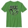 Marvel Boy's St. Patrick's Day Hulk Running Shamrock Child T-Shirt