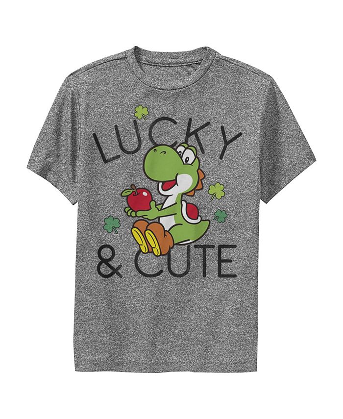 Boy's Super Mario Yoshi St. Patrick's Lucky And Cute Child Performance Tee NINTENDO Boy's Super Mario Yoshi St. Patrick's Lucky And Cute Child Performance Tee -Carter’s Shop