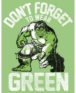Marvel Girl's St. Patrick's Day Hulk Don't Forget To Wear Green Child T-Shirt 2 Marvel Girl's St. Patrick's Day Hulk Don't Forget To Wear Green Child T-Shirt -Carter’s Shop 23729465 fpx