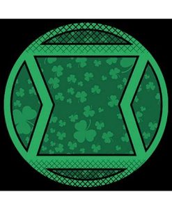 Marvel Boy's Black Widow St. Patrick's Day Clover Black Widow Logo Child T-Shirt -Carter’s Shop 23729478 fpx