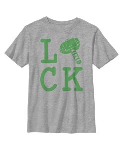 Marvel Boy's St. Patrick's Day Thor Luck Child T-Shirt