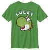 NINTENDO Boy's Super Mario St. Patrick's Day Lucky Yoshi Retro Child T-Shirt