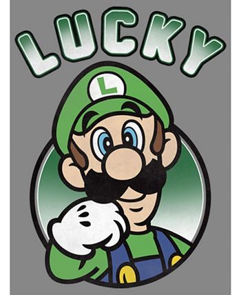 Boy's Super Mario St. Patrick's Day Lucky Luigi Retro Child Performance Tee NINTENDO Boy's Super Mario St. Patrick's Day Lucky Luigi Retro Child Performance Tee -Carter’s Shop