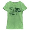 NINTENDO Girl's Legend Of Zelda St. Patrick's Day Link Pinch Proof Child T-Shirt