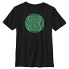 Marvel Boy's Black Widow St. Patrick's Day Clover Black Widow Logo Child T-Shirt