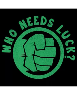 Marvel Boy's St. Patrick's Day Hulk Fist Who Needs Luck Child T-Shirt -Carter’s Shop 23729570 fpx