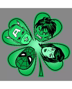 Marvel Boy's St. Patrick's Day Hero Four-Leaf Clover Child Performance Tee -Carter’s Shop 23729718 fpx