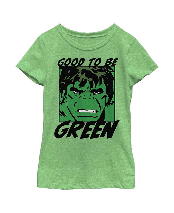 Girl's St. Patrick's Day Hulk Good To Be Green Child T-Shirt Marvel Girl's St. Patrick's Day Hulk Good To Be Green Child T-Shirt -Carter’s Shop