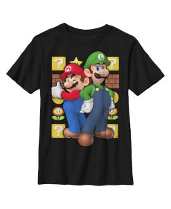 NINTENDO Boy's And Luigi Child T-Shirt