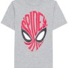 Hybrid Big Boys Spiderman Face Short Sleeve T-shirt