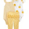 Carter's™ Baby Girls My First Love Bodysuits And Pants, 3 Piece Set