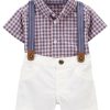 Carter's™ Baby Boys Dress Me Up Shorts, Suspenders And Bodysuit, 3 Piece Set