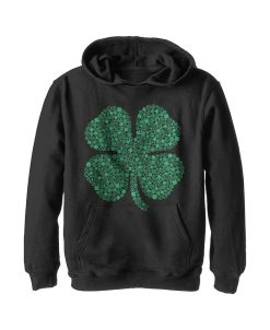 Marvel Boy's St. Patrick's Day Hero Icon Clover Child Pull Over Hoodie