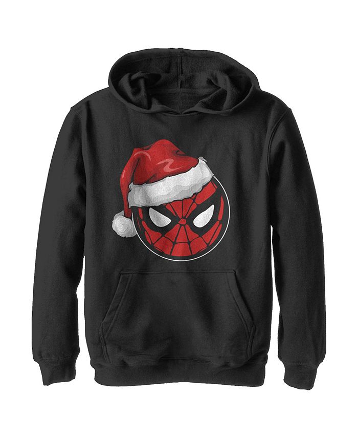 Boy's Christmas Spider-Man Santa Hat Child Pull Over Hoodie Marvel Boy's Christmas Spider-Man Santa Hat Child Pull Over Hoodie -Carter’s Shop