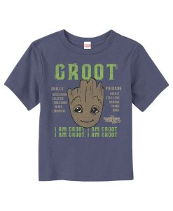 Marvel Toddler's Guardians Of The Galaxy Vol. 2 Groot Skills Unisex T-Shirt