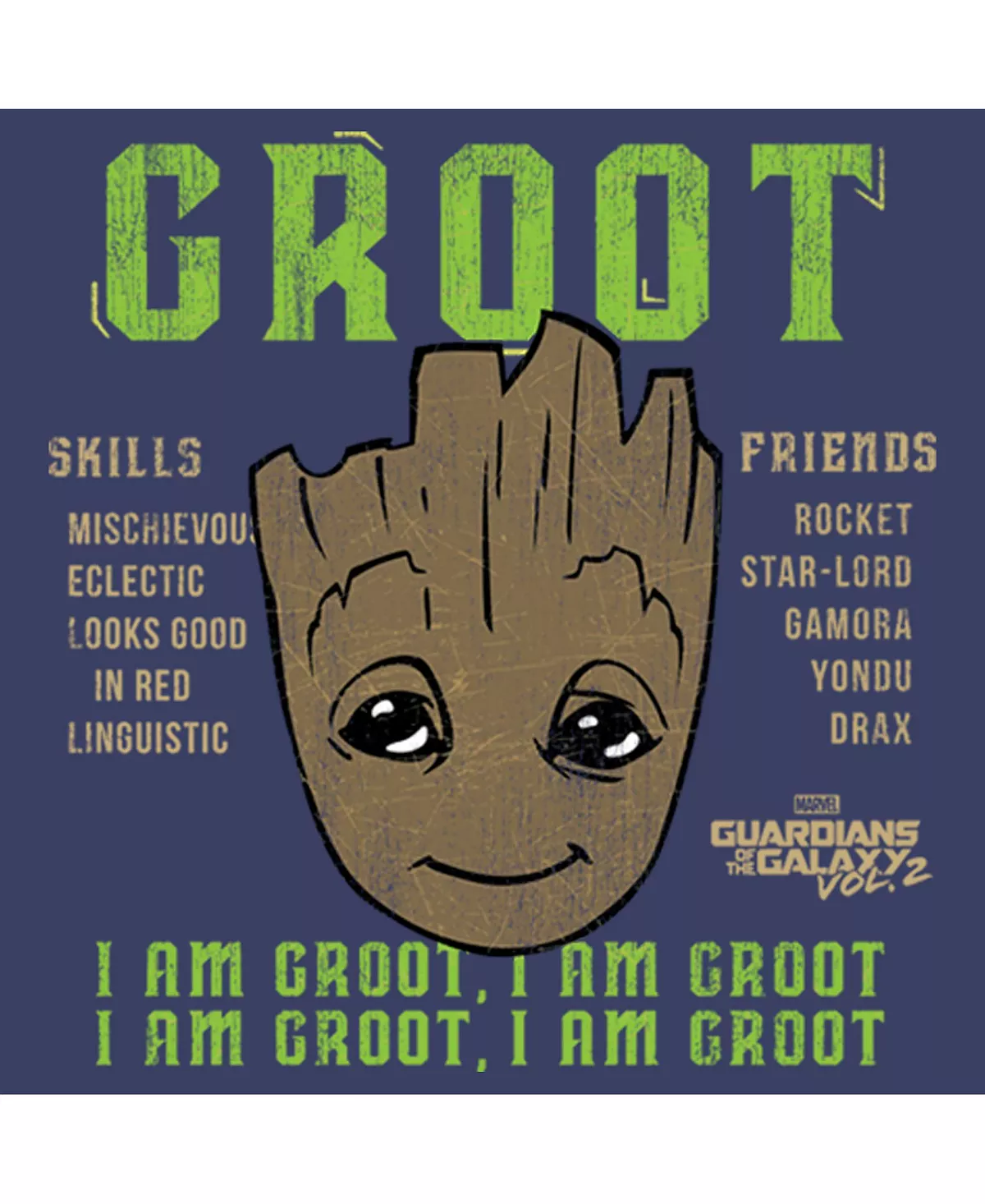 Toddler's Guardians Of The Galaxy Vol. 2 Groot Skills Unisex T-Shirt Marvel Toddler's Guardians Of The Galaxy Vol. 2 Groot Skills Unisex T-Shirt -Carter’s Shop