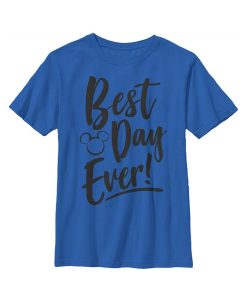 Disney Boy's Mickey & Friends Best Day Ever! Child T-Shirt