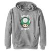 NINTENDO Boy's Super Mario St. Patrick's Day Extra Life Mushroom Lucky Charm Child Pull Over Hoodie