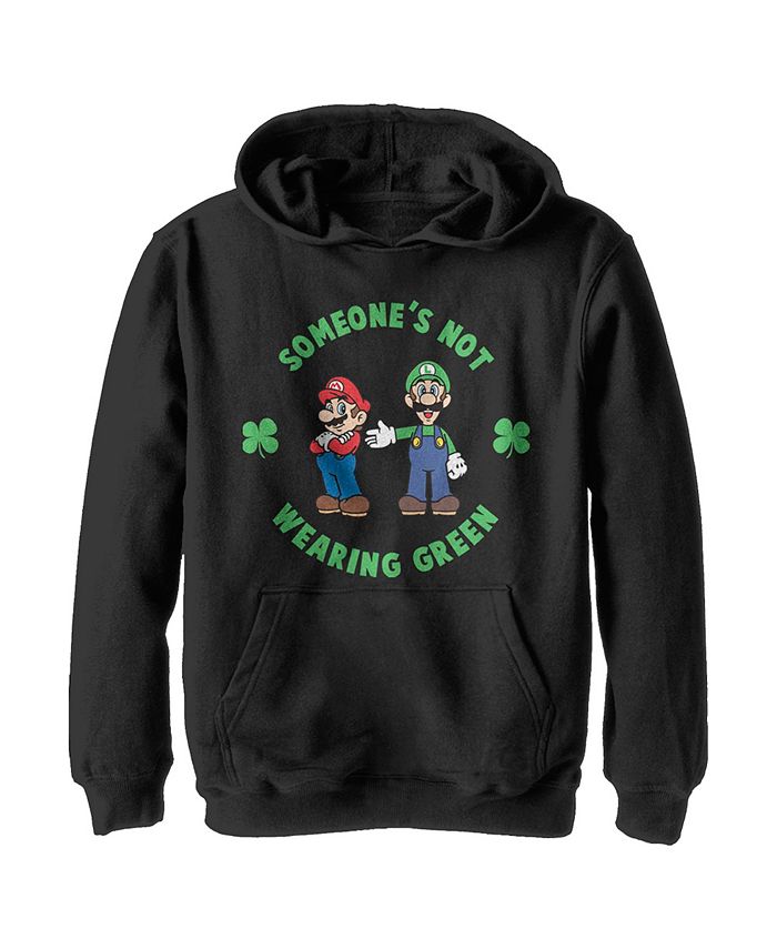 Boy's Super And Luigi St. Patrick's Day Not Wearing Green Child Pull Over Hoodie NINTENDO Boy's Super And Luigi St. Patrick's Day Not Wearing Green Child Pull Over Hoodie -Carter’s Shop