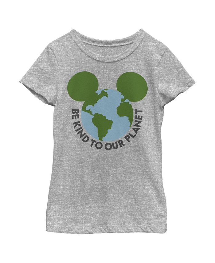 Girl's Mickey & Friends Be Kind To Our Planet Mickey Mouse Logo Child T-Shirt Disney Girl's Mickey & Friends Be Kind To Our Planet Mickey Mouse Logo Child T-Shirt -Carter’s Shop