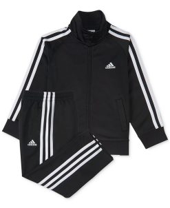 ADIDAS Baby Boys Three-Stripe Track Suit, 2 Piece Set